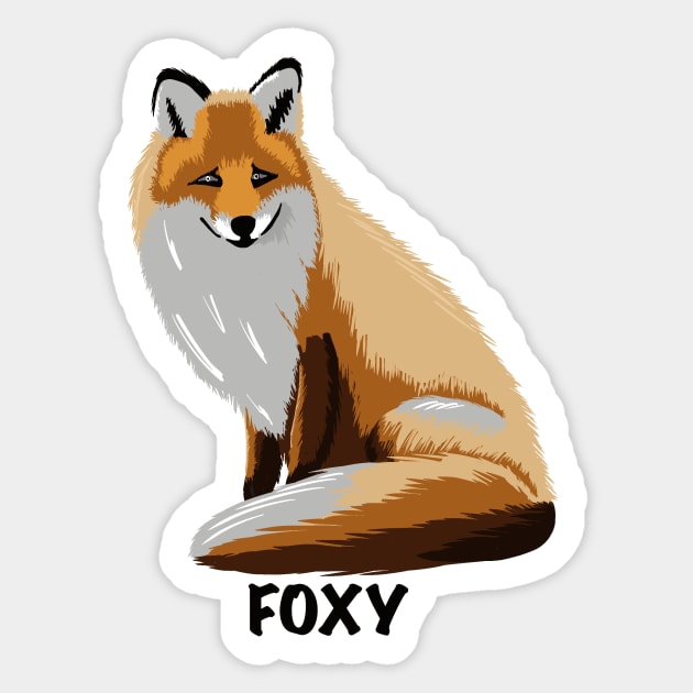 Foxy Sticker by Keatos